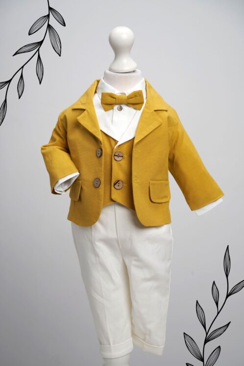 Costum Filip - galben - imagine 7