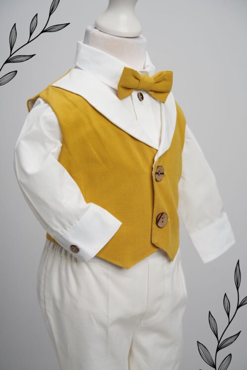 Costum Filip - galben - imagine 6