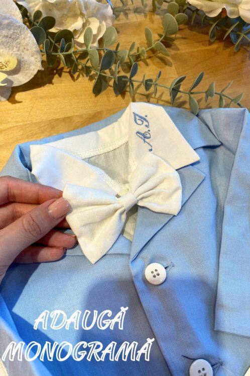 Costum Romeo - bleu ciel - imagine 2