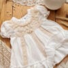 Rochita De Botez Panza Perle Dantela Domnita Maria Maneca Scurta