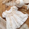 Rochita De Botez Panza Perle Dantela Domnita Maria Maneca Scurta