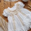 Rochita De Botez Panza Perle Dantela Domnita Maria Maneca Scurta