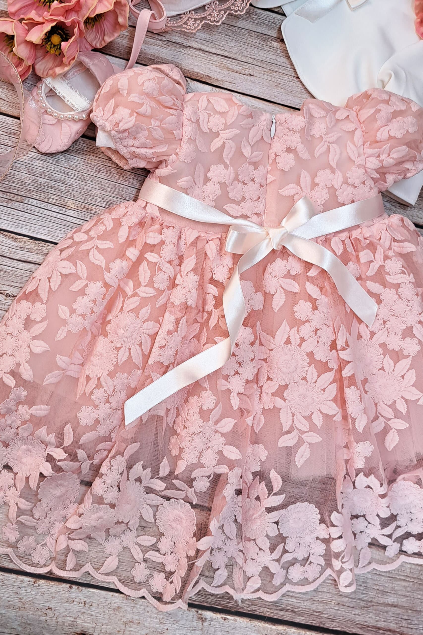 Set Pauline (mânecă scurtă) - roz 4 Set Pauline (mânecă scurtă) - roz - imagine 4