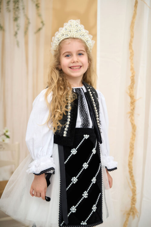Costum național Smaranda - Fete (3luni-5ani) - imagine 6