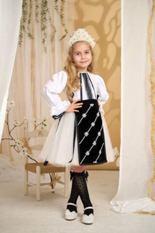 Costum național Smaranda - Fete (1-5 ani)