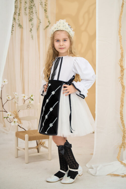 Costum național Smaranda - Fete (3luni-5ani) - imagine 4