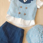 Costum De Botez Baieti Hugo Bleumarin