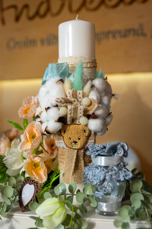 Set complet botez (trusou) - Felix - mint - imagine 7