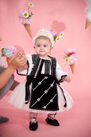 Costum național Smaranda - Fete (3luni-5ani)