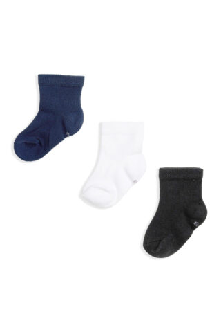 Set 3 perechi șosete băieți – bleumarin – asortate