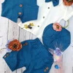 Costum David - albastru