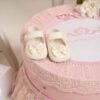 Cufar De Botez Volane Vintage Roz