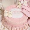 Cufar De Botez Volane Vintage Roz