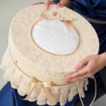 Cufăr Trusou - Volane Vintage - bej