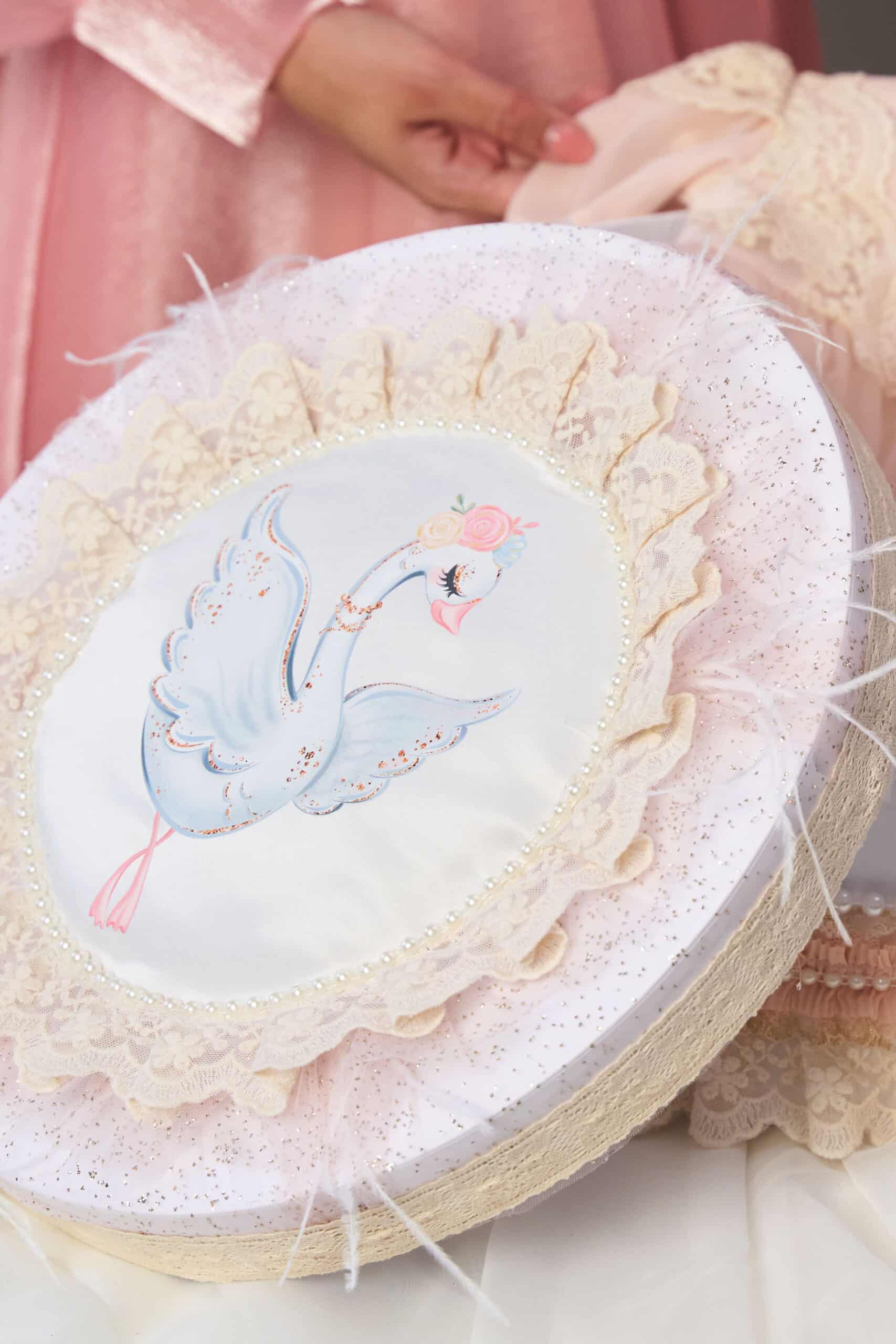 Cufăr Trusou - Lebada - ivoire 6 Cufăr Trusou - Lebada - ivoire - imagine 6