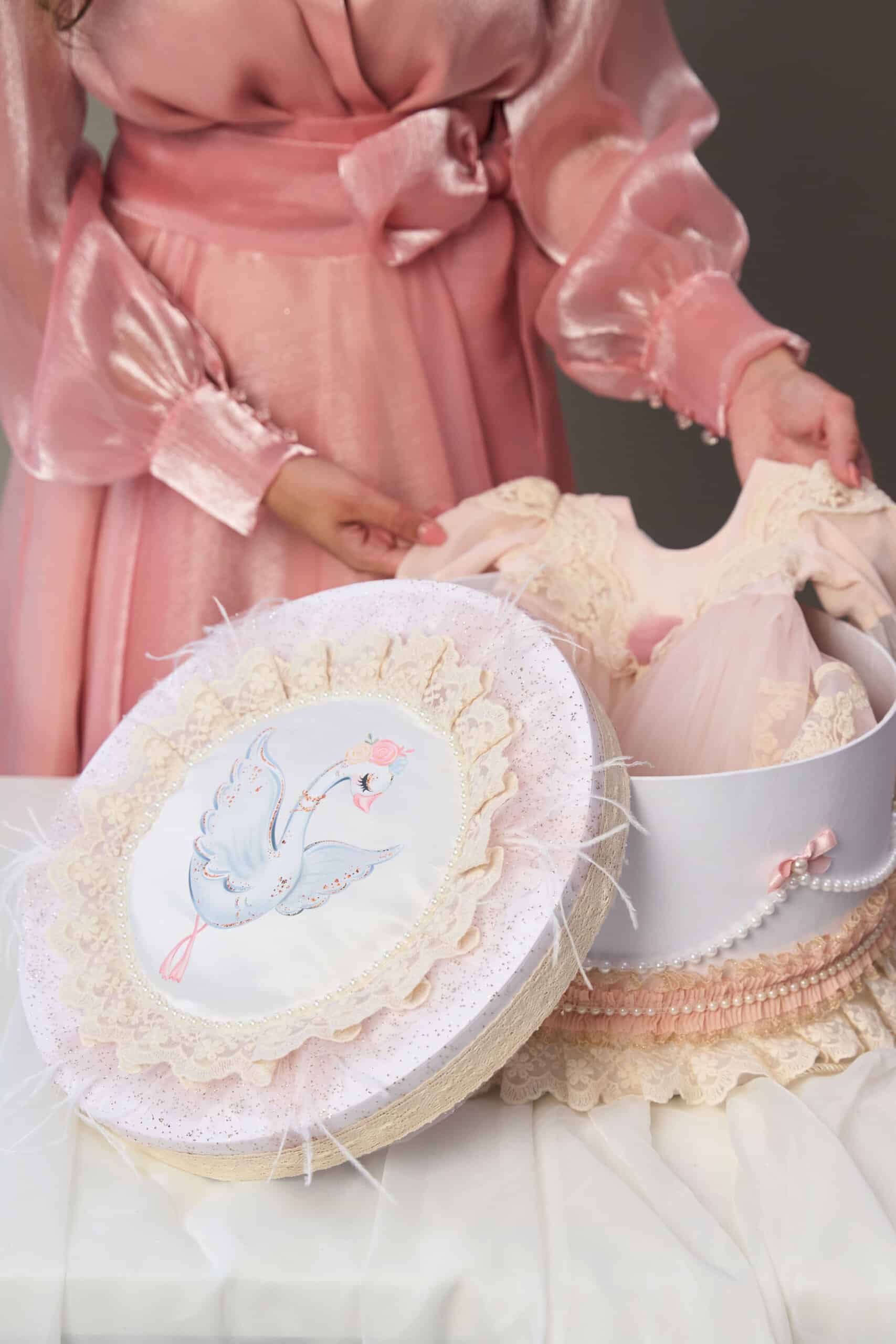 Cufăr Trusou - Lebada - ivoire 5 Cufăr Trusou - Lebada - ivoire - imagine 5