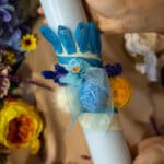 Lumânare A12 Cotton Candy - Parafină Blue Sky