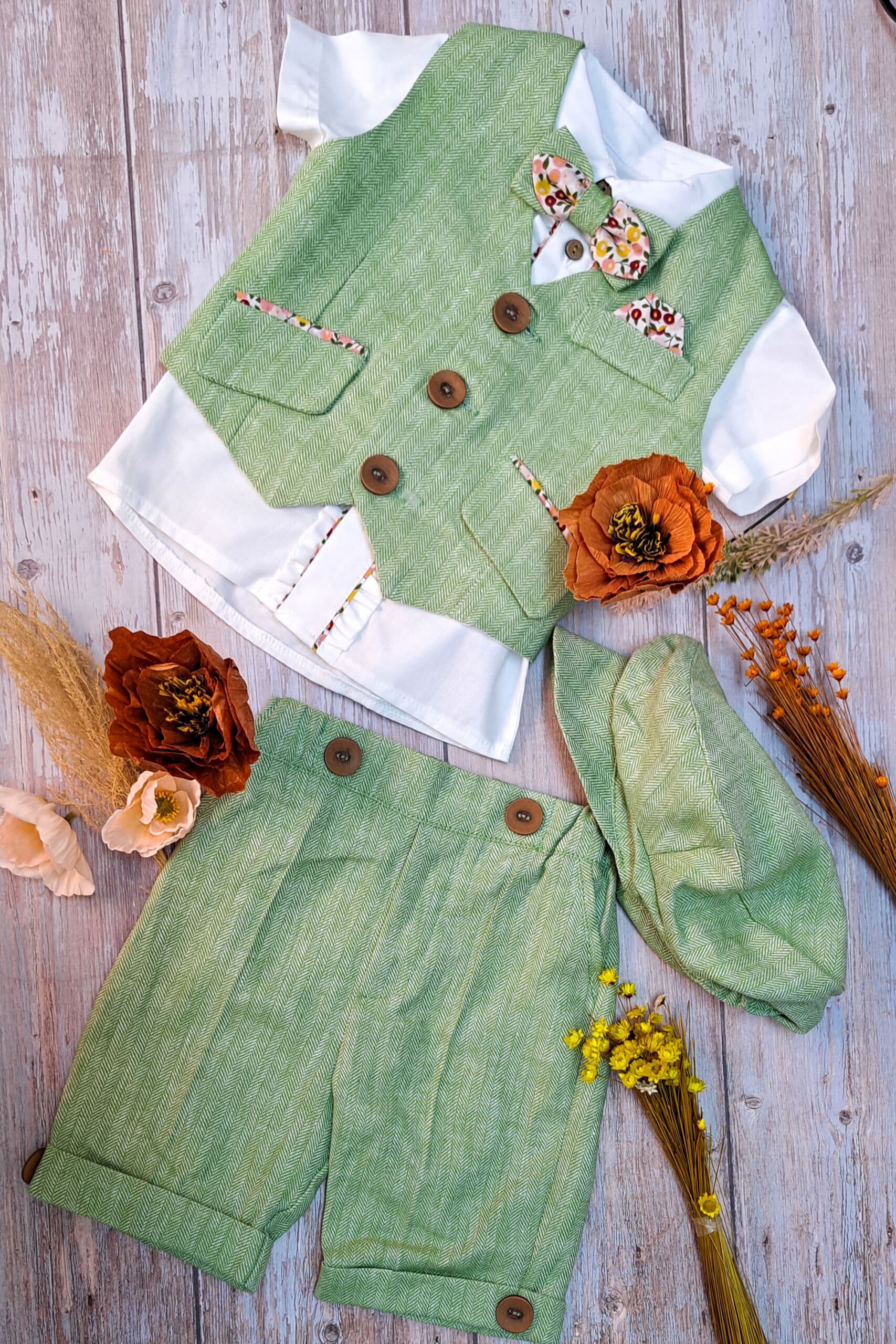 Costum Horia - verde 6 Costum Horia - verde - imagine 6