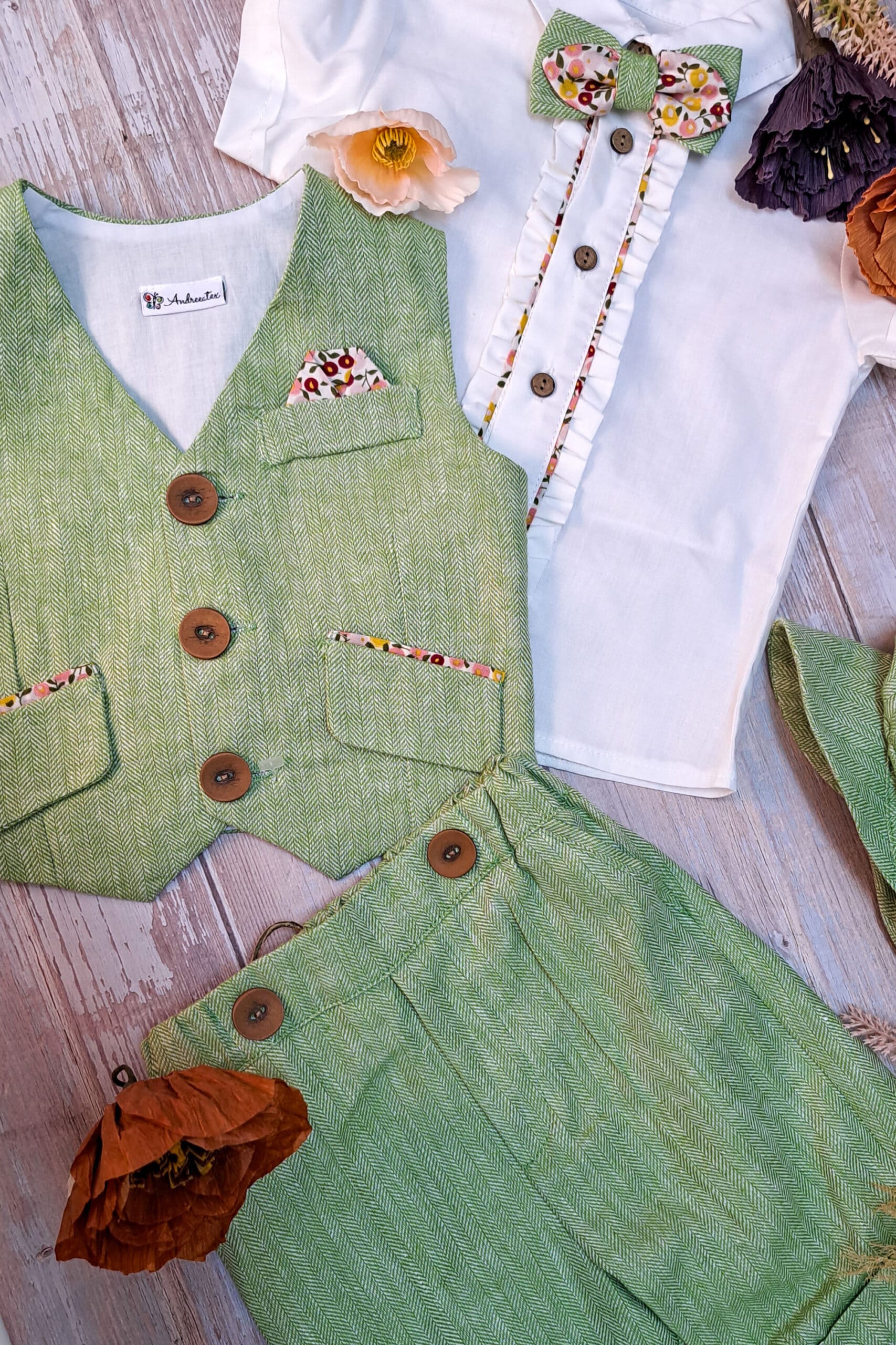 Costum Horia - verde 8 Costum Horia - verde - imagine 8