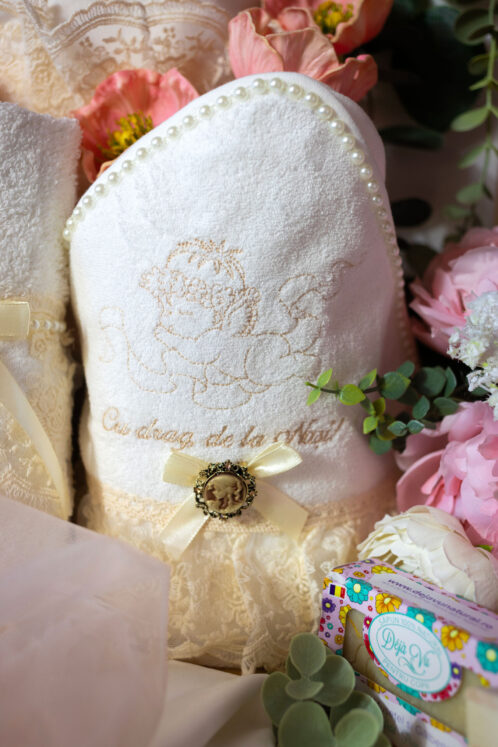 Set complet botez (trusou) - Lilibet - Colecția Lebădă - imagine 19
