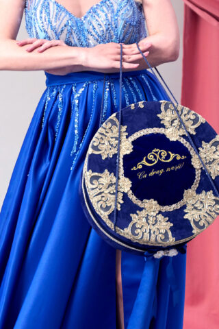 Cufăr botez - Noblesse - bleumarin