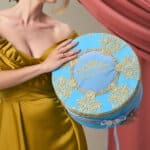 Cufăr botez - Noblesse - bleu