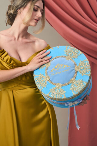 Cufăr botez - Noblesse - bleu
