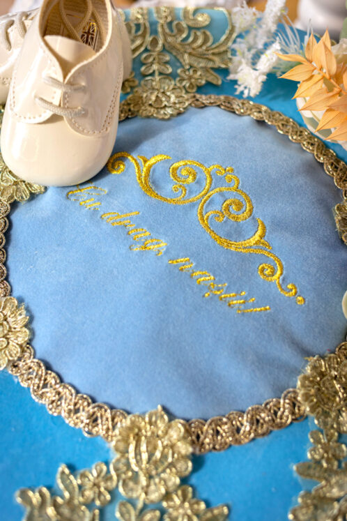 Cufăr botez - Noblesse - bleu - imagine 6