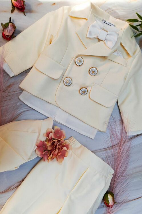 Costum Felix - crem vanilie - imagine 2