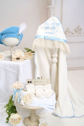 Costum De Botez Dimitrie Catifea Bleu Baieti Costum Cu Vesta