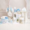 Costum De Botez Dimitrie Catifea Bleu Baieti Costum Cu Vesta