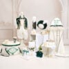 Trusou Complet De Botez Baieti Dimitrie Verde