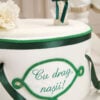 Trusou Complet De Botez Baieti Dimitrie Verde