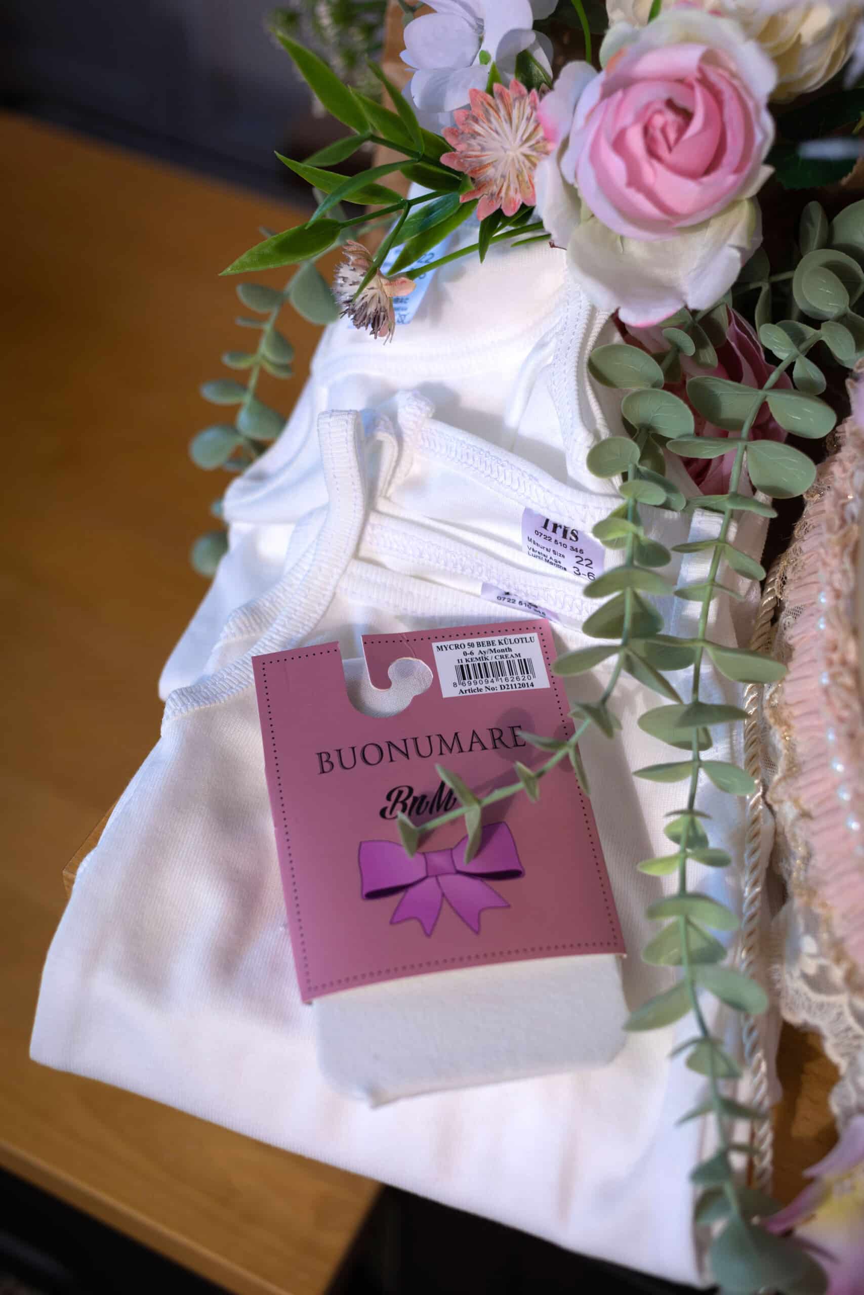 Set complet botez (trusou) - Gloria - roz vintage 6 Set complet botez (trusou) - Gloria - roz vintage - imagine 6