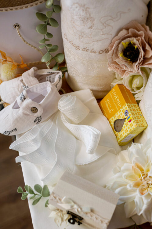Set complet botez (trusou) - tematică Safari - Girafă - mânecă lungă - imagine 3