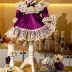 Rochiță Catherine – mov – (mânecă lungă)