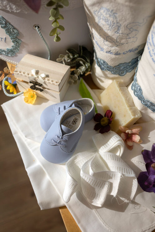 Set complet botez (trusou) - Romeo - bleu - imagine 10