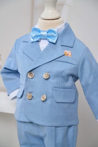 Costum De Botez Baieti Felix Bleu