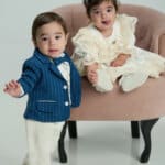 Costum Sebastian - albastru cu dungi