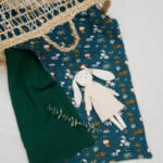 Păturică Pufoasă cu Printuri Vesele pentru Bebe - Verde