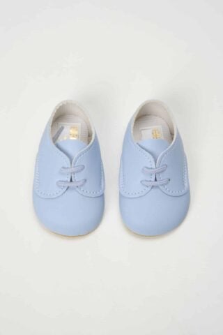 Pantofi Botez Baieti Bleu Pantofi Cu Siret