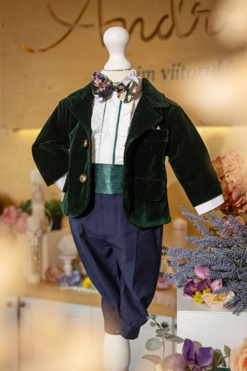 Set complet botez (trusou) - Ralph - verde - baloane - imagine 7