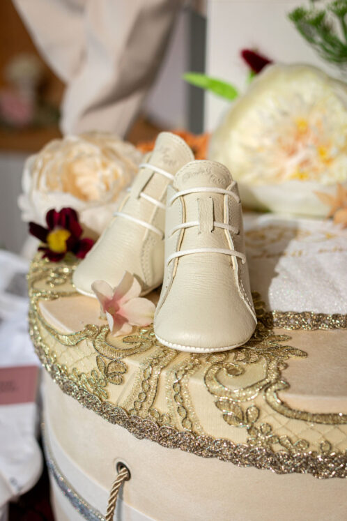 Set complet botez (trusou) - Iacob - crem vanilie - Ursuleț cu baloane - imagine 18