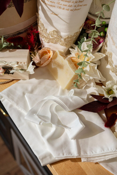 Set complet botez (trusou) - Iacob - crem vanilie - Ursuleț cu baloane - imagine 16