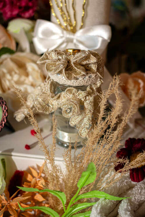 Set complet botez (trusou) - Iacob - crem vanilie - Ursuleț cu baloane - imagine 15