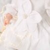 Rochita De Botez Lila Fleur Fete Ivoire