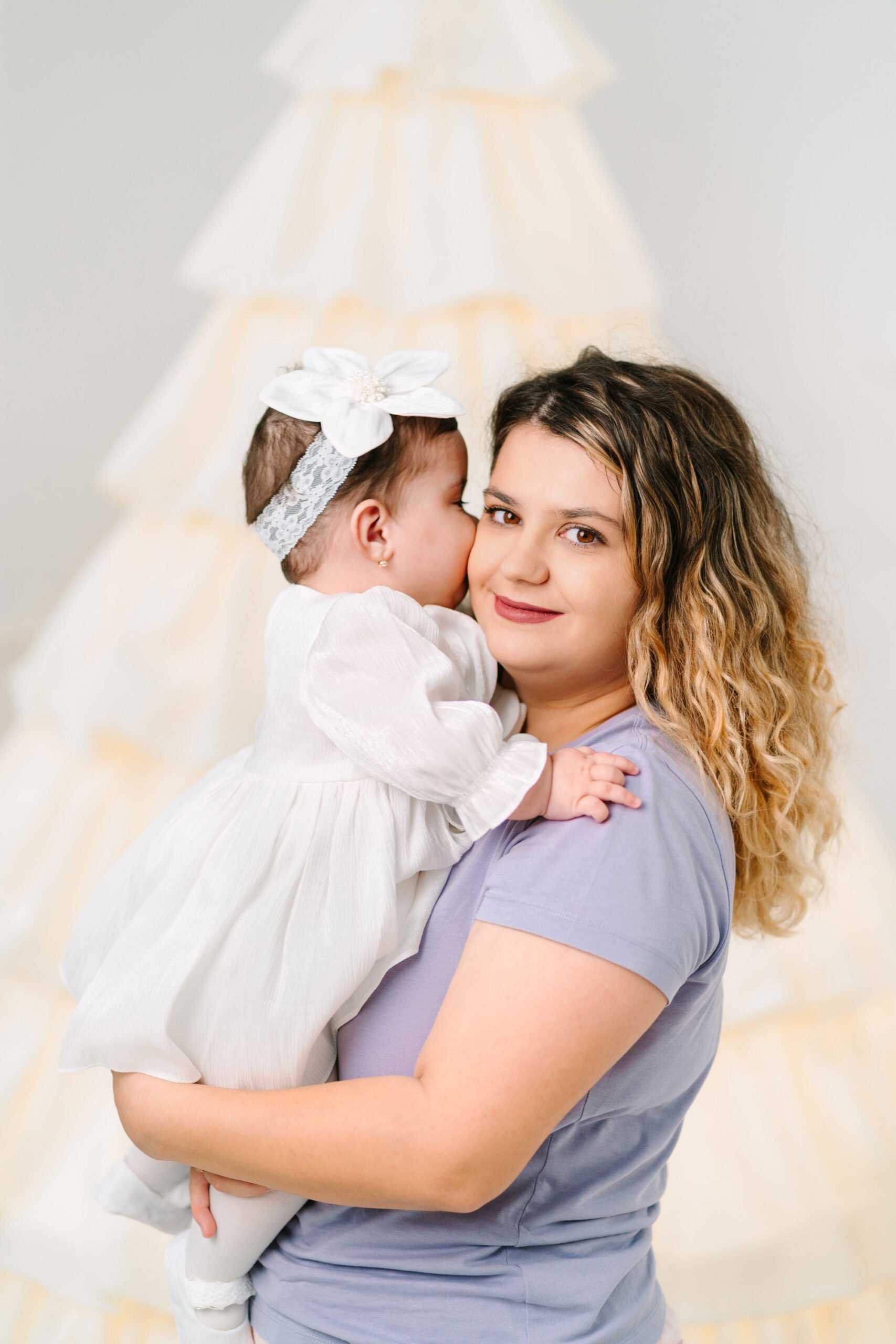 Rochiță Fleur - ivoire (mânecă lungă) 5 Rochiță Fleur - ivoire (mânecă lungă) - imagine 5