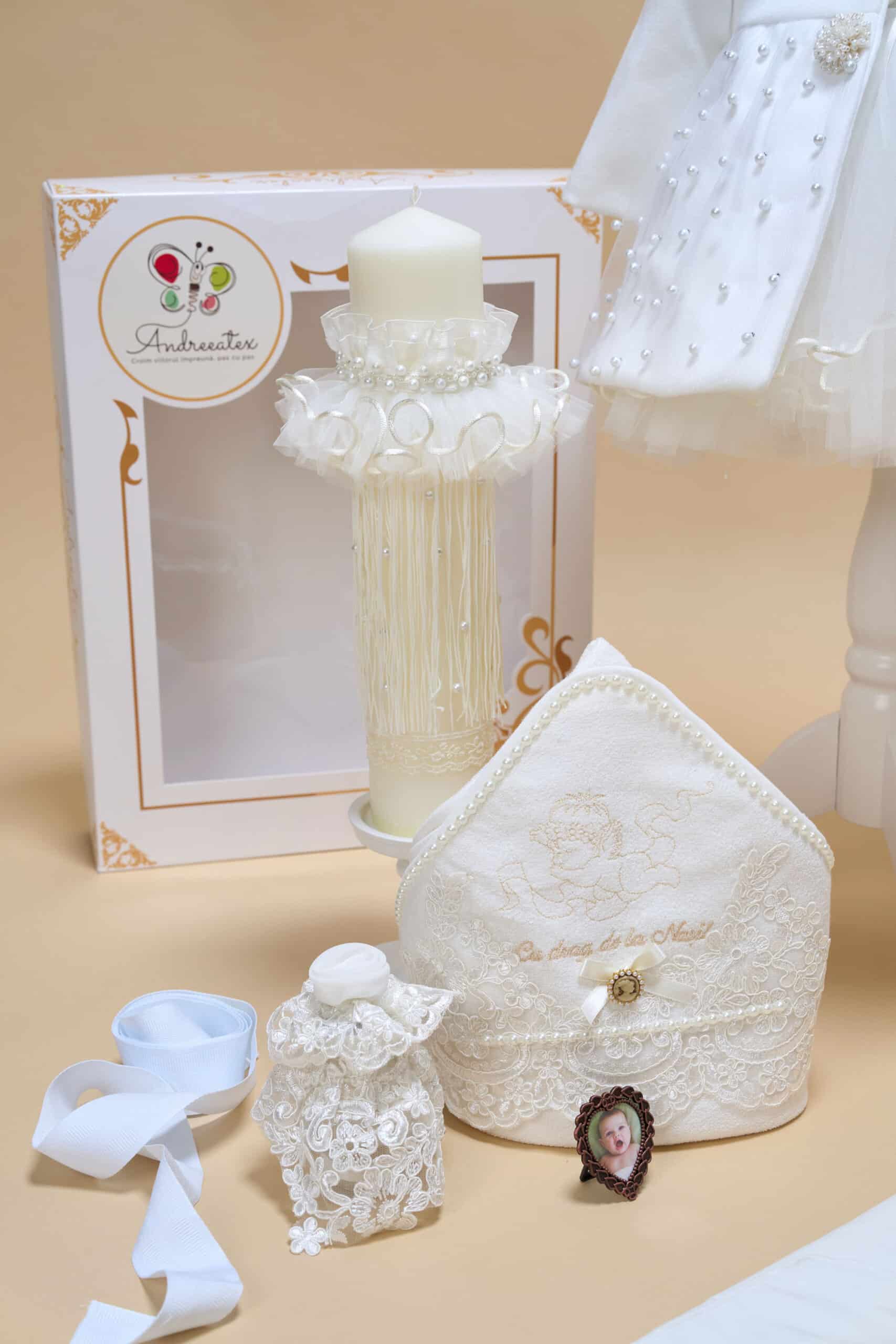 Set Olympia ivoire + Trusou + Lumânare 3 Set Olympia ivoire + Trusou + Lumânare - imagine 3