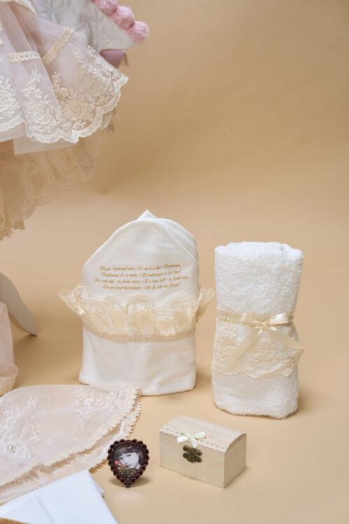 Set Lilibet + Capă Floare + Trusou + Lumânare - imagine 10