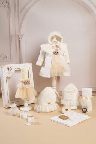 Set Cozette + Palton Anne ivoire + Trusou + Lumânare